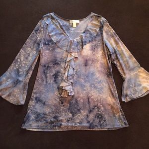 Dress Barn bell sleeve blouse